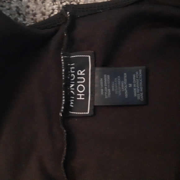 Midnight Hour Ombre Skeleton Swimsuit/leotard Size Medium - Picture 6 of 6